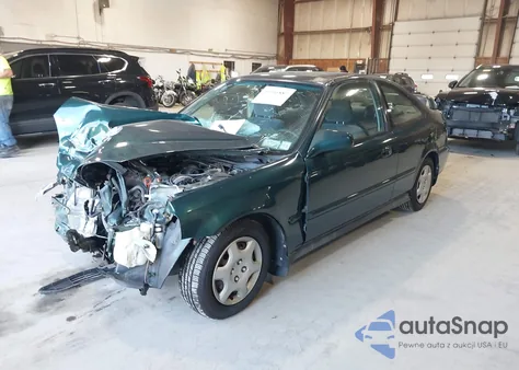 2000 Honda Civic Ex z USA, uszkodzony, nr VIN 1HGEJ8243YL044457